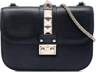 Valentino Pre-owned Valentino Small Leather Rockstud Glam Lock Crossbody Ladies 4URI8UB5MQG6SOD0