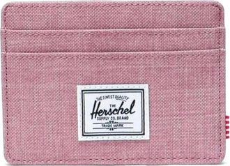 Herschel Accessoires, unisex, Roze, ONE Size, Leer, Charlie Cardholder