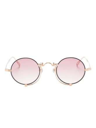 Matsuda 10601H round-frame sunglasses - unisex - Titanium - 45 - Pink