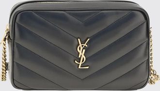 Saint Laurent Mini borsa LouLou in pelle di agnello matelass&eacute; con monogramma