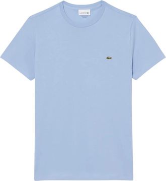 Lacoste T-shirt met ronde hals - Heren - T-shirts - Blauw - XL - Tops