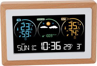 OEM Estaci&oacute;n Meteorol&oacute;gica, Term&oacute;metro Digital Inal&aacute;mbrico Ajustable Para El Hogar, Pantalla A Color Grande, Reloj Meteorol&oacute;gico Digital Para Uso Interior