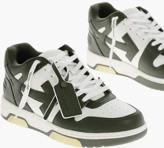 Off-white Leather OUT OF OFFICE Mid-top Sneakers size 44,5