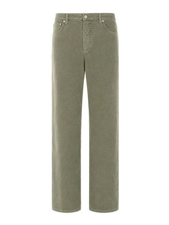 Dondup Dakota Pastel Green Corduroy Trousers