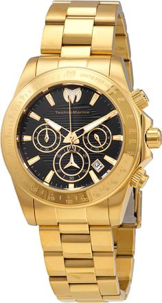 Technomarine Manta Ray Chronograph Black Dial Mens Watch TM-219005