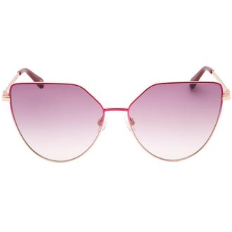 Love Moschino Womens Fuchsia Pink Lens Rose Gold Frame Sunglasses - One Size