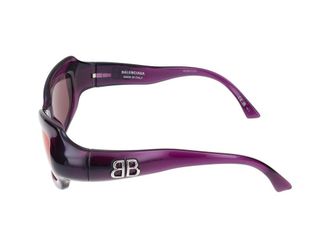 Balenciaga Womens Bb0354s Injected Acetate Sunglasses Violet