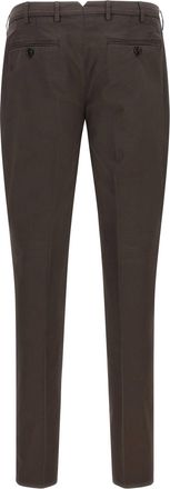Brunello Cucinelli American Pima Cotton Trousers - Brown