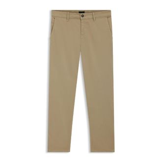 HUGO BOSS Mens Boss Tapered-Fit Chinos in Brown