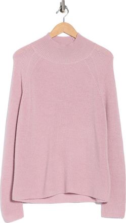 Eileen Fisher Raglan Sleeve Merino Wool Turtleneck Sweater in Icy Purple at Nordstrom Rack, Size X-Large