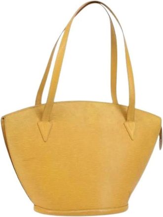 Louis Vuitton Pre-owned Shoulder Bags, female, Yellow, Size: ONE SIZE Pre-owned Vintage Shoulder Bag