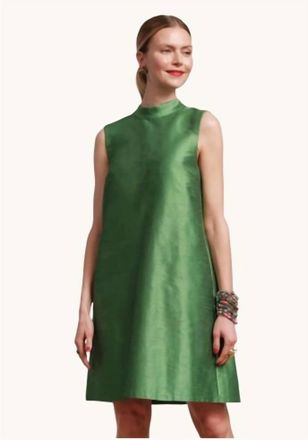 Frances Valentine Diplomat Mini Dress In Green