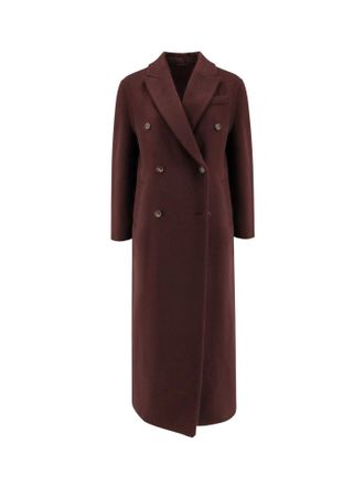 Brunello Cucinelli Double-Breasted Cashmere Coat