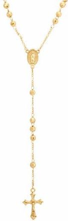 Savvy Cie Jewels Faceted Rosary Y-Necklace in Gold at Nordstrom Rack