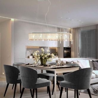 vidaXL Lampadario con Perle di Cristallo Argento 104 cm E14 - Vidaxl