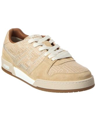 Fendi Fendi Suede-Trim Sneaker