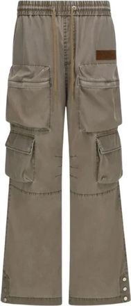 Amiri Cargo Broek met Trekkoord - Heren - Straight fit broeken - Bruin - S - Broeken
