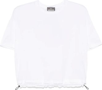 Herno T-shirt con coulisse - Bianco