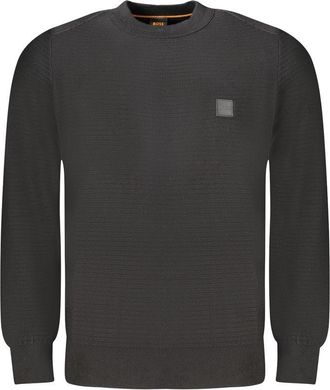 HUGO BOSS Black Cotton Men Mens Sweater