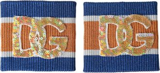Dolce & Gabbana Paillette Logo Beenwarmers