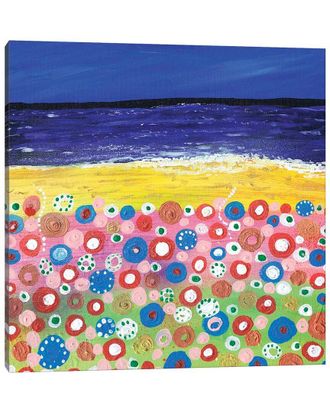 iCanvas Icanvas Flowers By The Beach By Caroline Duncan Art