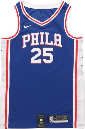 Nike NBA Retro Basketball Jersey/Vest SW Fan Edition Philadelphia 76ers Simmons 2 No. 5 Blue CJ7678-497