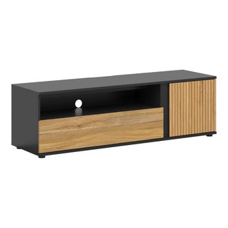 Petits Meubles Mueble tv 1 puerta 1 caj&oacute;n 155 cm tableros de aglomerado laminados