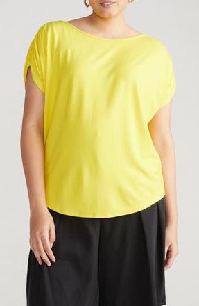 Universal Standard Helena Divine Jersey Top in Yellow at Nordstrom Rack, Size Xl (26W-28W)
