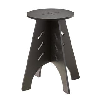 SoBuy Mesa Auxiliar Con Juntas De Espiga Mesita De Noche Mesa De Centro Para Sal&oacute;n Y Dormitorio 32 X 32 X 48.5 Cm Negro Hfbt01-k-sch Sobuy Es