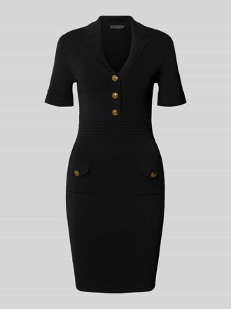 Guess Minikleid mit Reverskragen Modell FELICITY in Black, Größe M