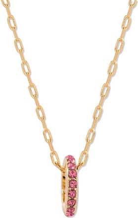 Brook & York Gabby Birthstone Necklace in Gold/oct at Nordstrom