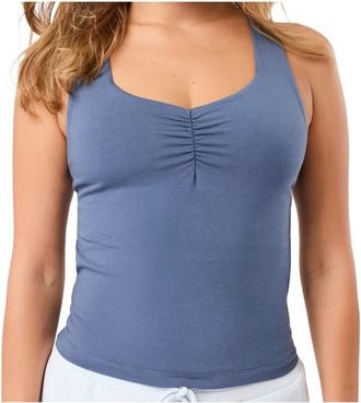 Mandala Balance Top Yogatop f&uuml;r Damen | blau