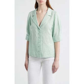 Rag & Bone Carmella Woven Shirt in Mint at Nordstrom, Size Xx-Small