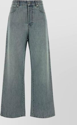 Miu Miu denim wide-leg trousers