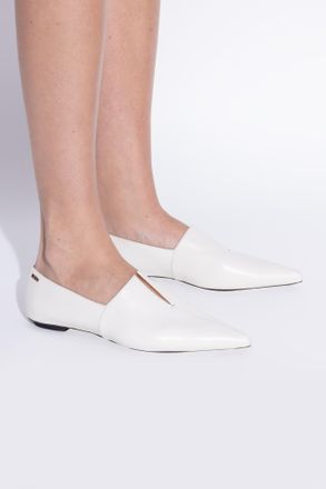 Tod's Pointed-toe Ballet Flats, Womens, White