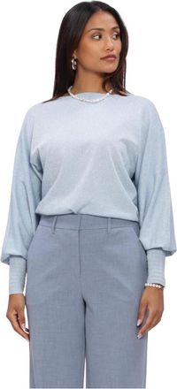 Nukus Nukus, Dames, Truien, Blauw, Maat: XS Linnen