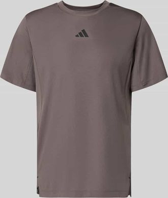 adidas Regular Fit T-Shirt mit Logo-Print Modell Power in Anthrazit, Gr&ouml;&szlig;e XL