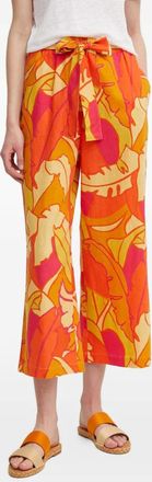 Joseph Ribkoff Pantaloni a fiori - Arancione