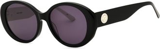 Anne Klein AK7090 001 Womens Sunglasses Black Size 54