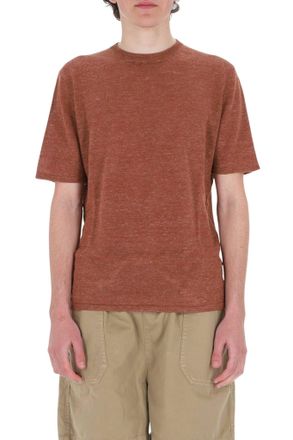Roberto Collina Linen-Cotton Melange Casual T-Shirt