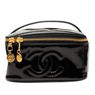 Chanel Pre-owned Mini Bags, female, Black, Size: ONE SIZE Pre-owned Vanity Bag