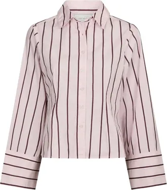 Neo Noir Overhemden, Dames, Roze, 2Xl, Shirts