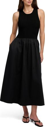 Favorite Daughter The Lennon Sleeveless Maxi Dress in Black at Nordstrom, Size X-Small