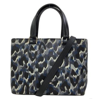 Longchamp blue Leather Handbag (Pre-Owned)