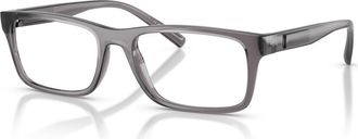 A|X Armani Exchange 55mm Rectangle optical glasses in Grey at Nordstrom