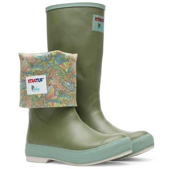Xtratuf Womens 15 Fishe Wear Legacy Boots Multi-Colored 6