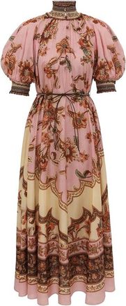 Zimmermann Aster Billow Floral-print Dress