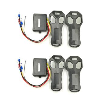 OEM Juego De 2 Mandos A Distancia Inal&aacute;mbricos Universales Para Cabrestante De Coche Con Transmisores Dobles (unidad Doble)