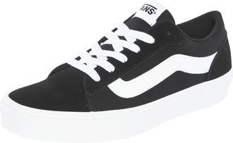 Vans Sneaker VANS Vero LS, Damen, Gr. 36,5, schwarz, wei&szlig;, Leder, Schuhe Sneaker, Double Lacing - Doppelschn&uuml;rung
