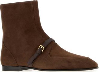Churchs Womens Brown Suede Suzanne Ankle Boots Burnt Stivali